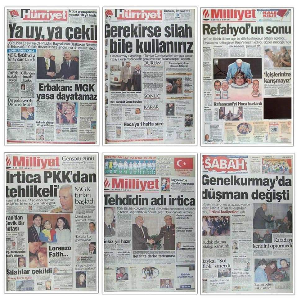 Ne bu millet için döktüğün terleri unuttuk hocam, ne de seni terleten zalimleri!

#NecmettinErbakan

Bin yıl süreceğini söyleyerek bir kuşağın hayalleri, umutları ve hayatları ile oynadıkları demokrasi tarihinin kara lekesi...

#28Şubat #PostModernDarbe #Unutmadık #Unutmayacağız