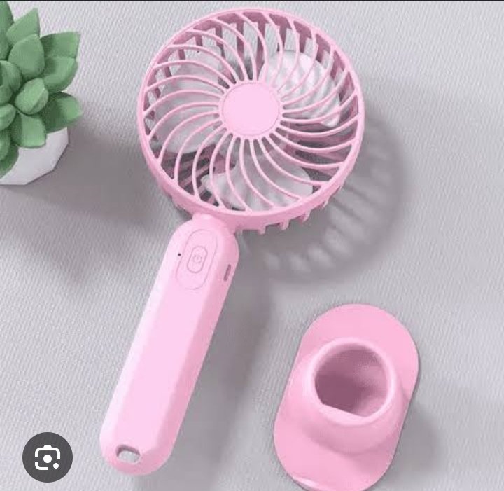 Big shoutout to whoever invented this rechargeable handheld fan. God bless your generation🥲

 Because this Nigerian heat😭😭