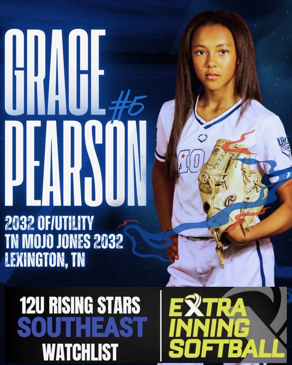 GPearson2032's tweet photo. Honored to be named to the 12U Rising Stars Southeast Watchlist.

Class of 2032 | OF / Utility
Mojo Jones 2032
Lexington, TN
Parent-managed account

@ExtraInningSB 
@2032TnMojoJones https://t.co/JpXkXw17Jr