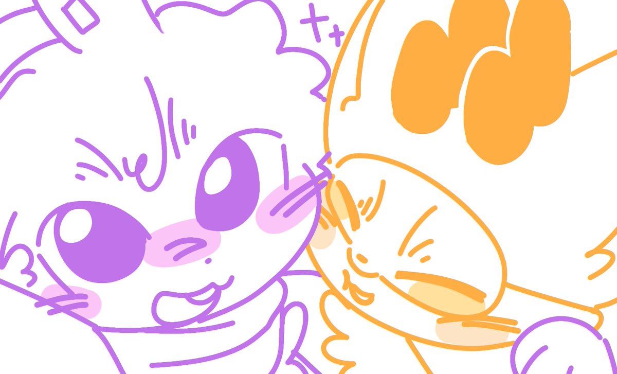 daily sibutuye doodles (兔爷+四不像) tweet media