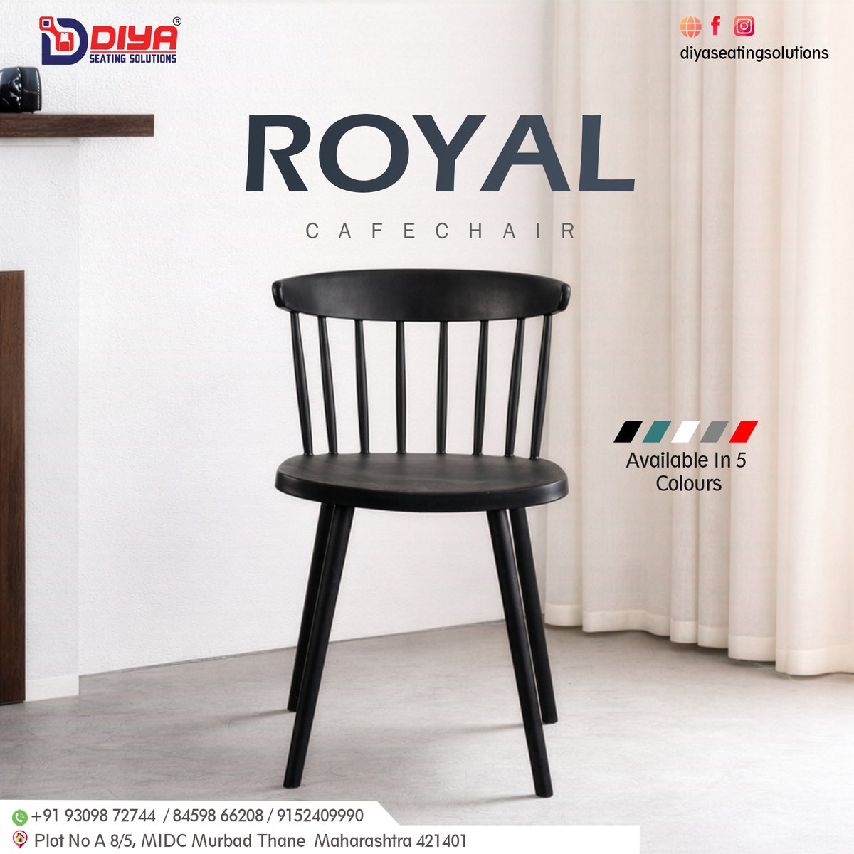 diyaseatin46731's tweet image. Upgrade your café seating with the Royal Café Chair from Diya Seating Solutions 👑🪑
Premium design, durable build &amp;amp; perfect for cafés ☕ and restaurants 🍽️.#RoyalCafeChair #CafeFurniture #CommercialSeating #DiyaSeatingSolutions