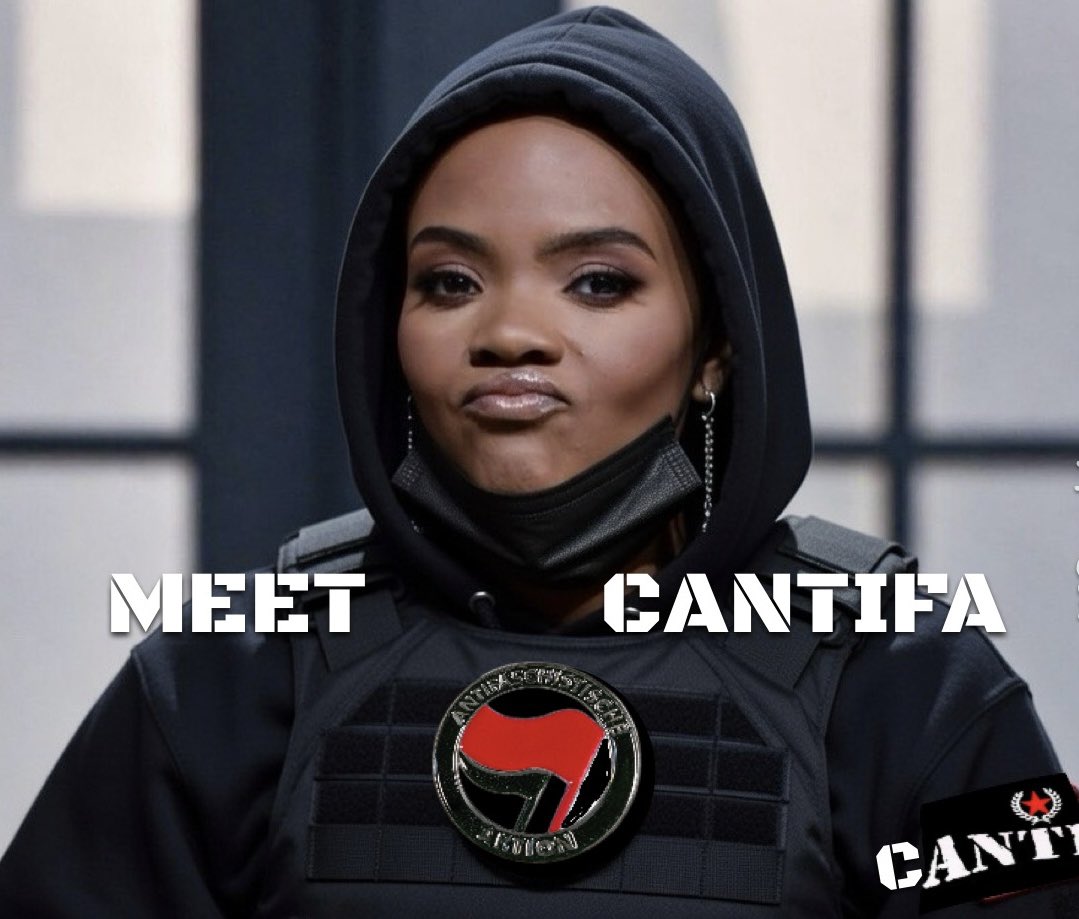 _USRepublic's tweet photo. @RealCandaceO @jokilema Maybe they should join your CULT? #Cantifa https://t.co/5NXOMfy1x6