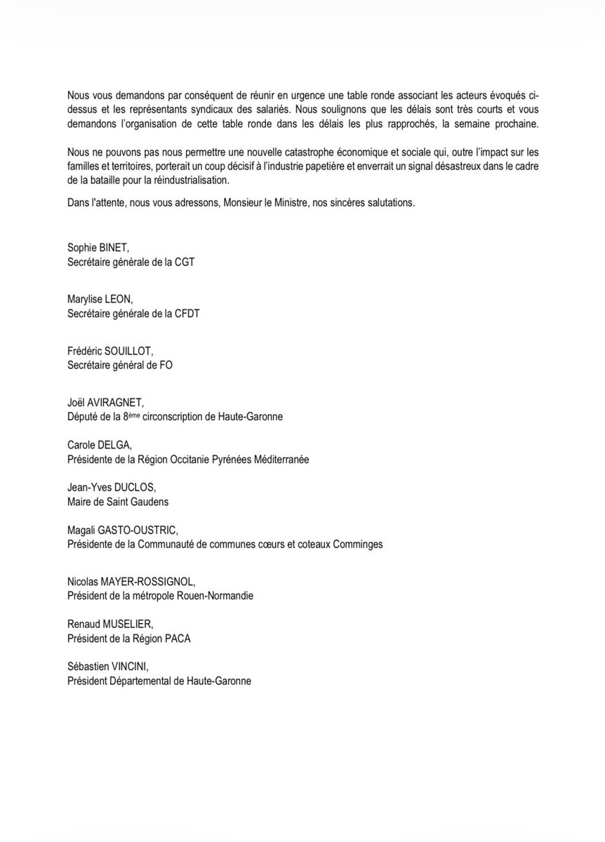 Sophie Binet tweet media