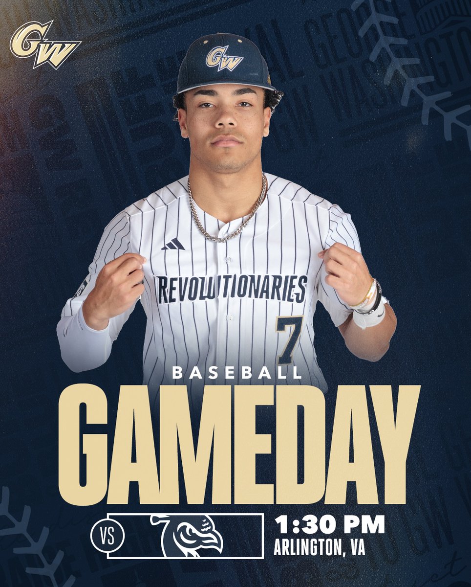 GWBaseball1's tweet photo. Looking for the series win 💪

🆚 Saint Peter's
⏰ 1:30 PM
📍 Tucker Field
📊 https://t.co/fNRecXRNOi
#RaiseHigh https://t.co/9G1W3ruCXO