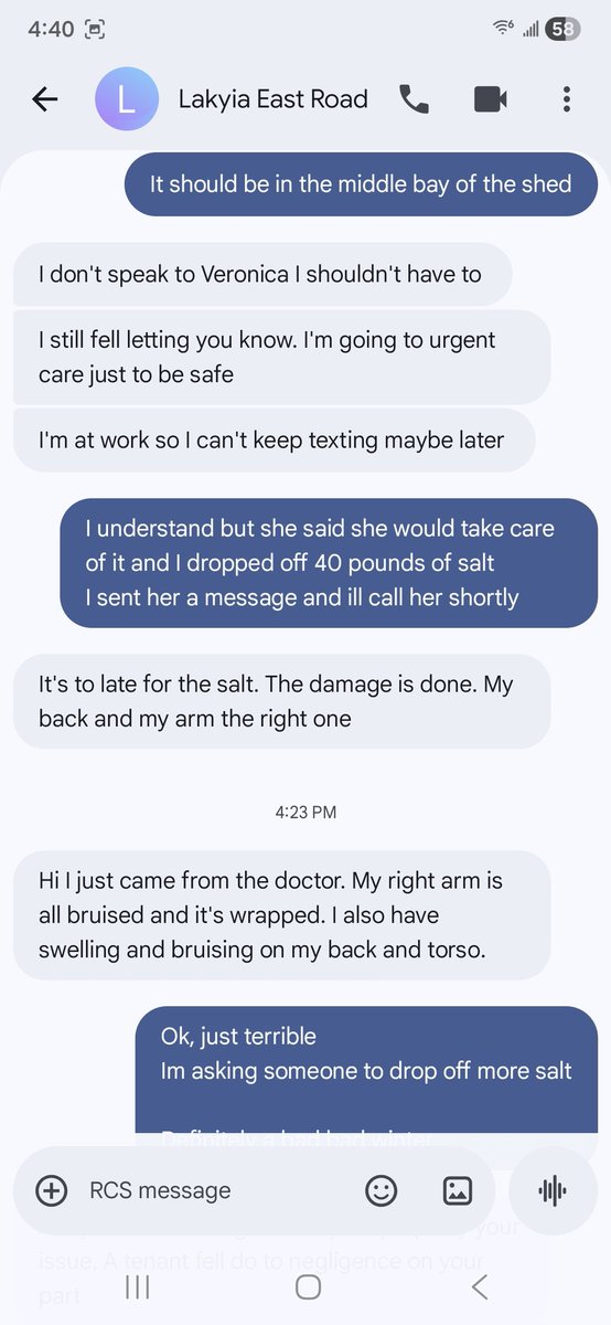 UltimateTrad8r's tweet image. #therealsideofrealestate
So this happened yesterday did speak to 1 of my lawyers, sadly I have a team counsel
#tenant said she fell, she may have may not have but since 2017 ive had about 6-7 lawsuits against me, so I tell everyone with properties #llc
So tough to be a #landlord
