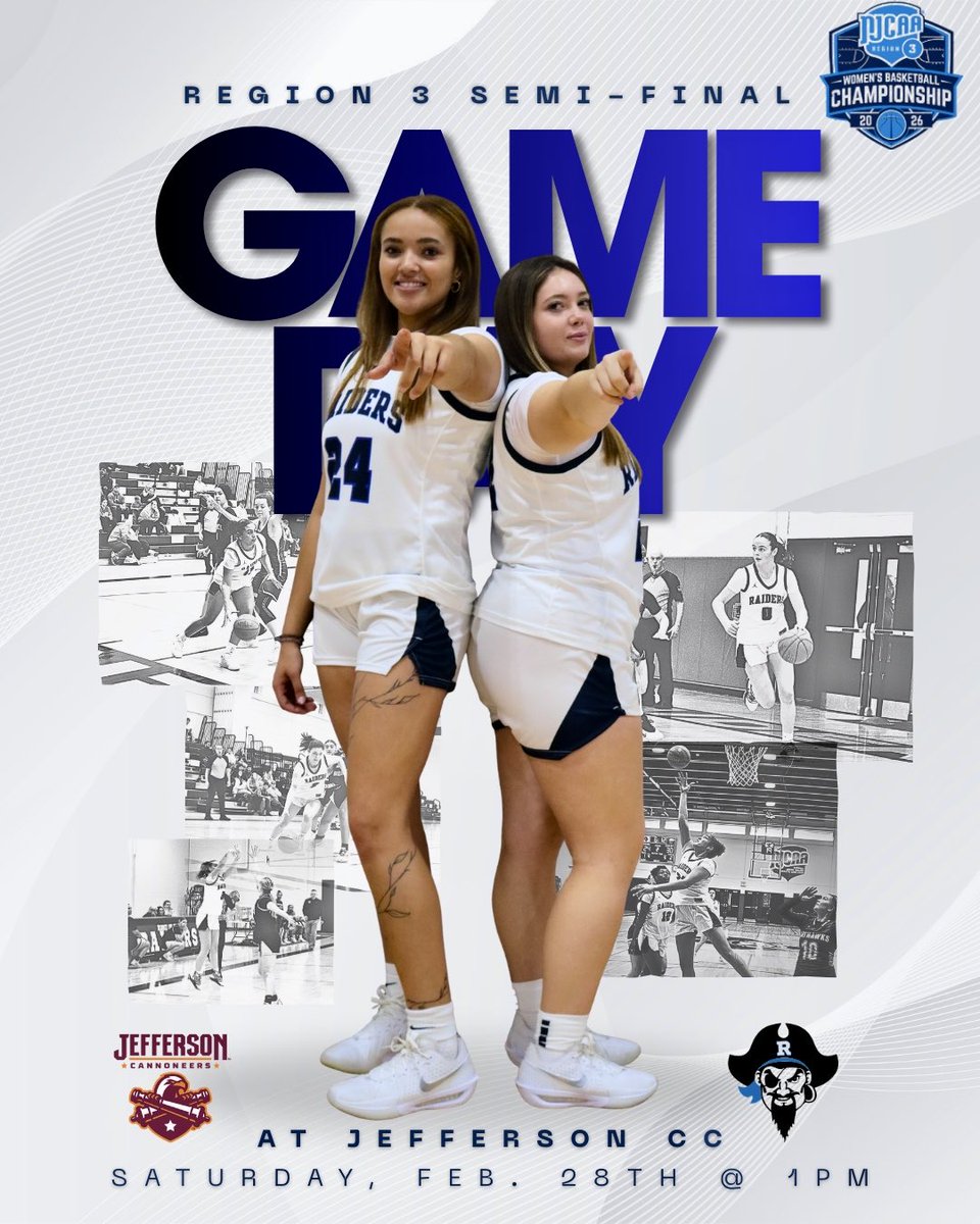 fmcc_athletics's tweet photo. #GAMEDAY Women’s Basketball is set to take on the Jefferson Cannoneers today in the Region 3 Semi-final! Tip off is set for 1pm 🏀 

📺 Live Stream $10 per game or $50 for all tournament games: https://t.co/gImzKxxC9Y https://t.co/E78inEXUb9