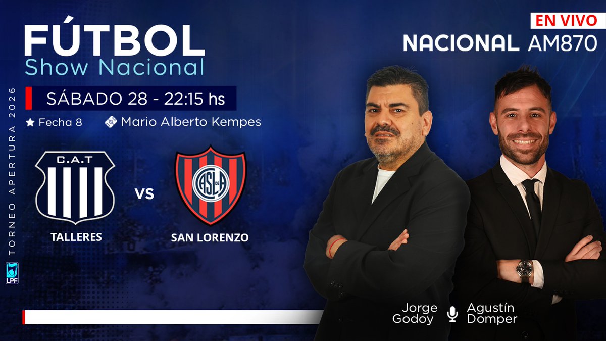 Fútbol Show Nacional | AM870 tweet media