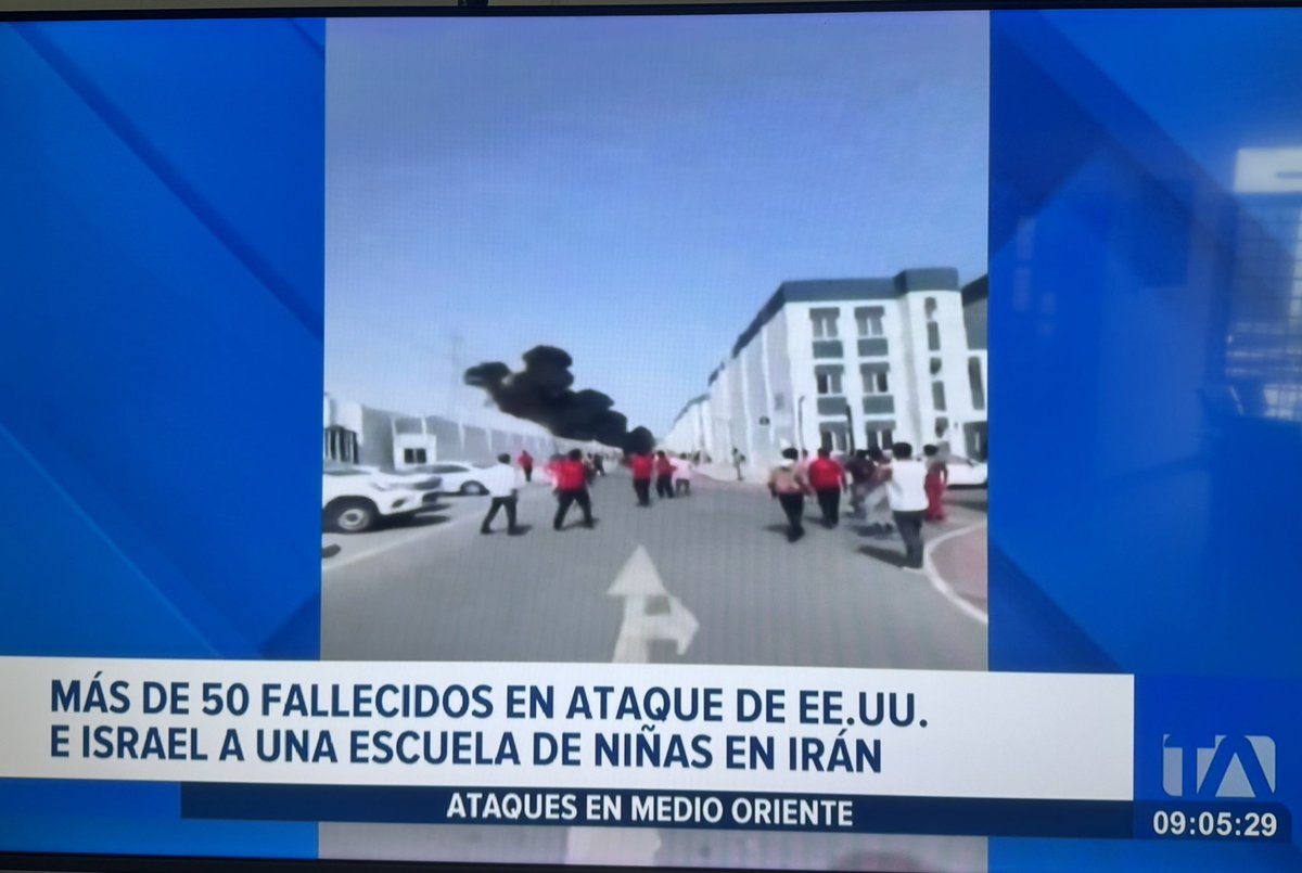 #AHORA 

Estamos en vivo por <a href="/teleamazonasec/">Teleamazonas</a> transmitiendo los detalles del ataque de EEUU e Israel a Irán y la respuesta de este último.
Vamos actualizando minuto a minuto la información 
<a href="/CarlosSacotoTA/">Carlos Sacoto</a> <a href="/DianaLeonTA/">Diana León Rennella</a>