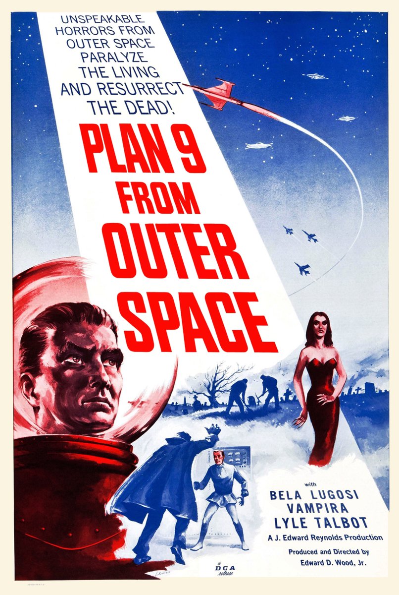 VHSDVDBLURAY4K's tweet photo. Coming to 4K UHD &amp; Blu-ray soon 

Plan 9 from outer space (1958) https://t.co/z28dwDXSxB