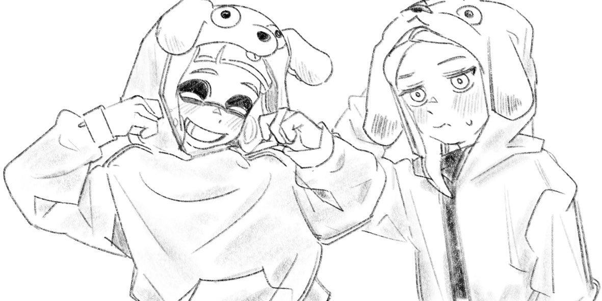 achi_splatoon's tweet photo. 주말찬스 48 (자전거 낙서는 포즈를 참고했어용) https://t.co/bLyeVvLFqH