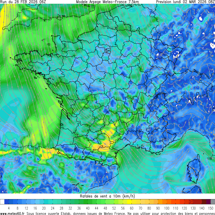 meteo60's tweet image. Le #vent d'autan va se renforcer en #Occitanie ce lundi, notamment entre la Montagne Noire, le Tarn et le Lauragais. Celui-ci devrait persister plusieurs jours sur ces secteurs. 
Cartes : meteo60.fr