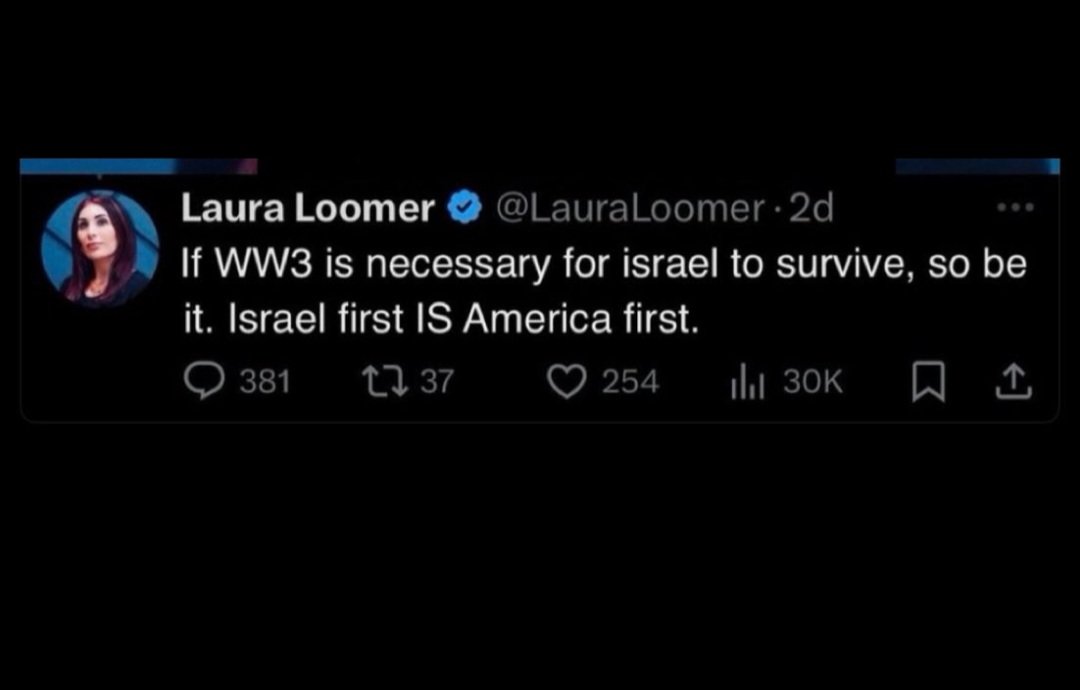 shipwreckshow's tweet photo. I think Loomer should suit and boot then if she wants war so badly https://t.co/qXHpD2bGq1