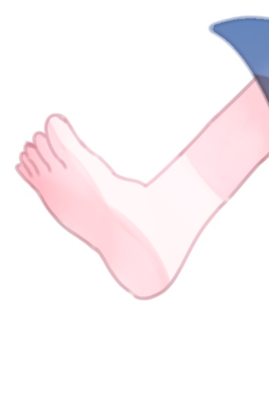 こんなにちゃんと足描いたの初めて