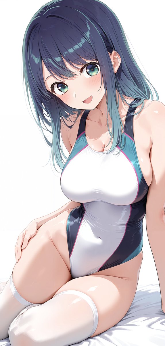 白競泳+ニーソな 黒川あかね / Kurokawa Akane🥰 
#推しの子 #OshinoKo              

SFW anime-style illustration. No nudity.