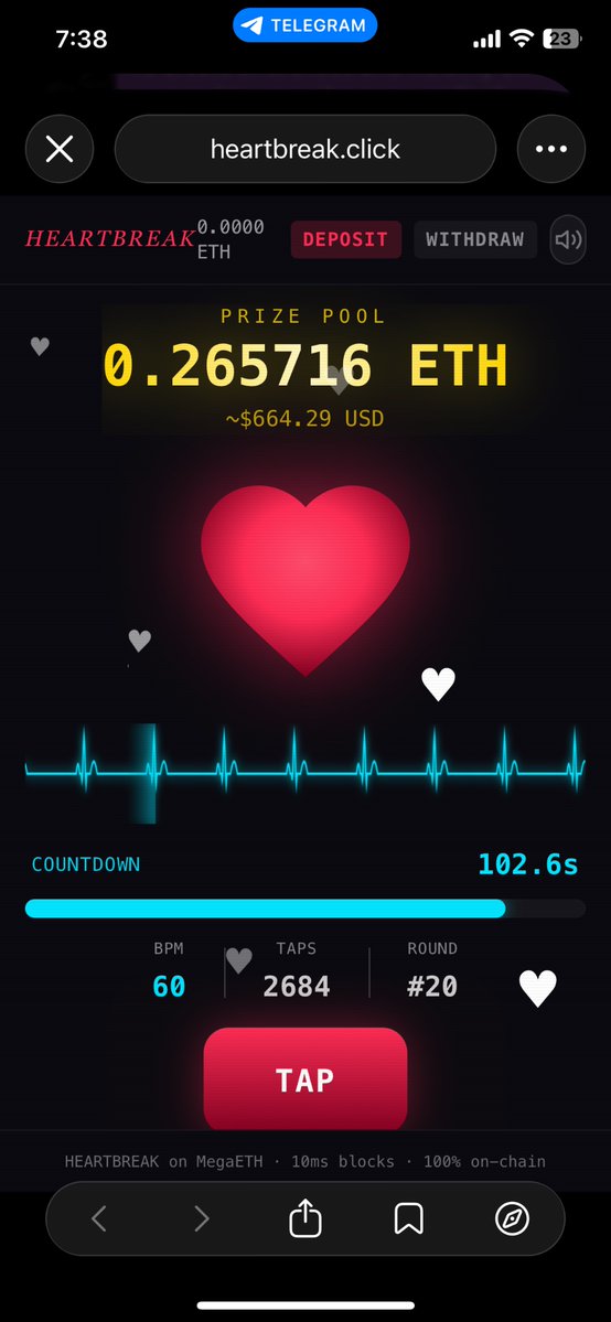 The Testnet Event will be starting very soon ⏳

Make sure you’ve joined our Telegram community so you don’t miss any important updates.

If you want to participate in Test Night, drop your MegaETH wallet address to receive your testnet tokens.

Don’t wait until it begins