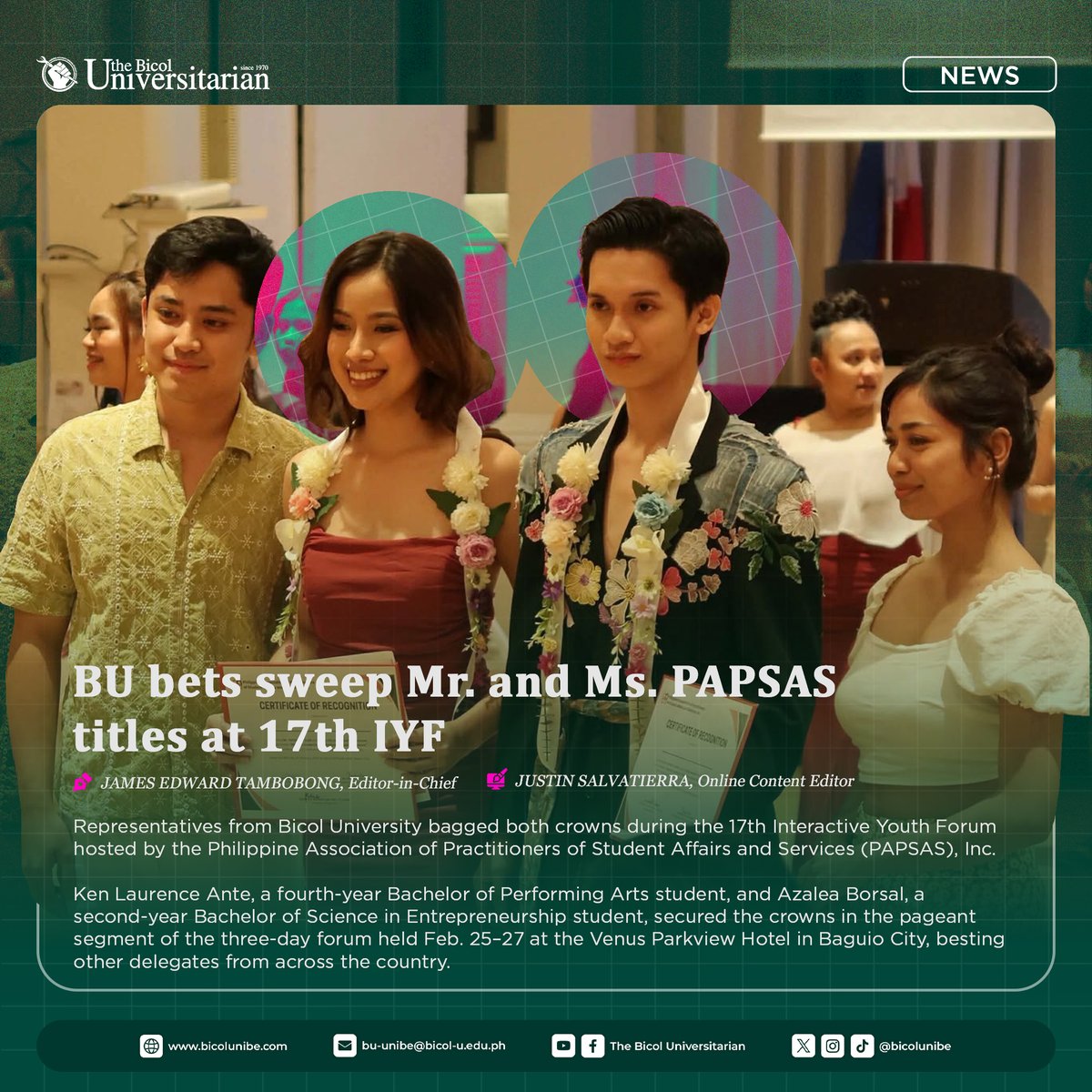 The Bicol Universitarian tweet media