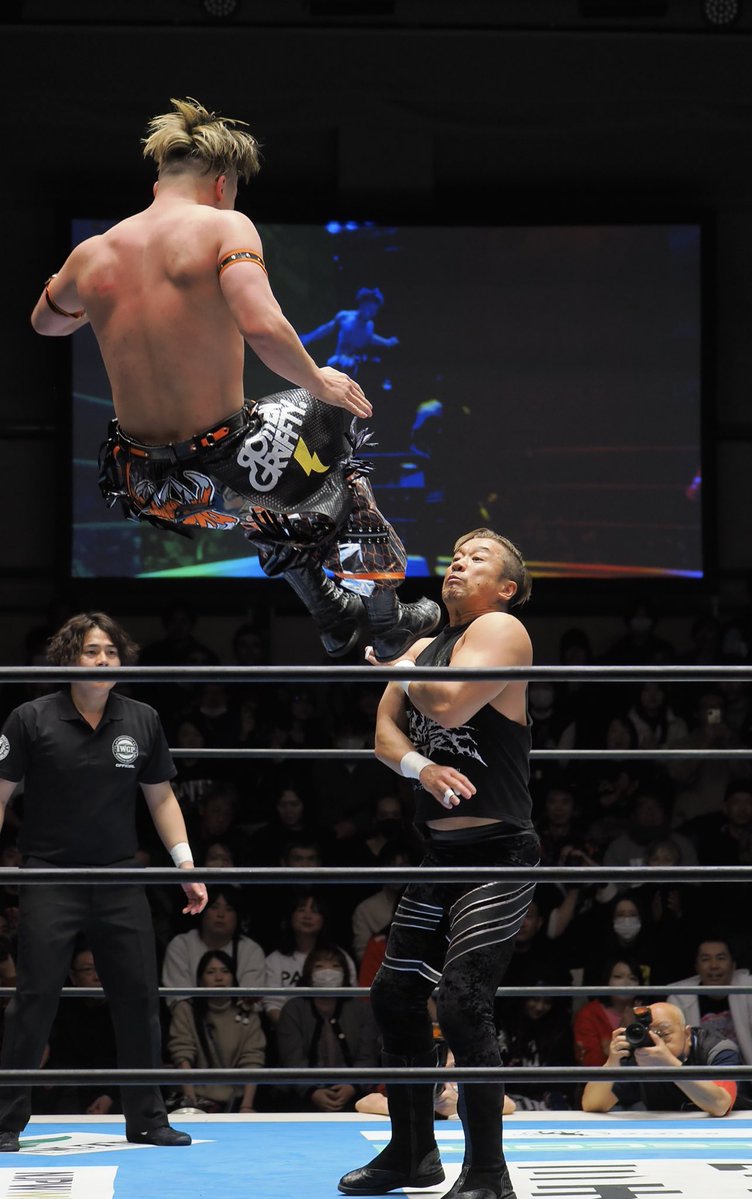 1/20 新日本プロレス 後楽園ホール #njpw #njnbg 藤田くんのスワン