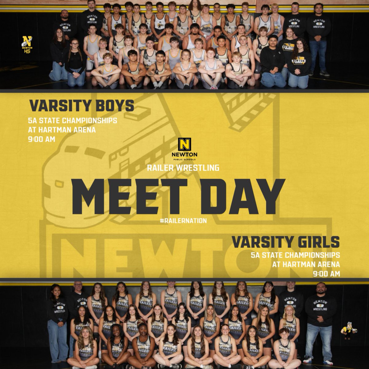 Newton Athletics tweet media