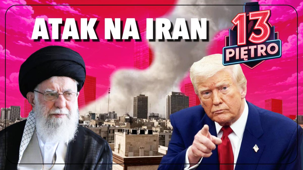 Już za chwilę ruszamy ze specjalnymi komentarzami dotyczącymi sytuacji w Iranie.

Widzimy się na 13 Piętrze!