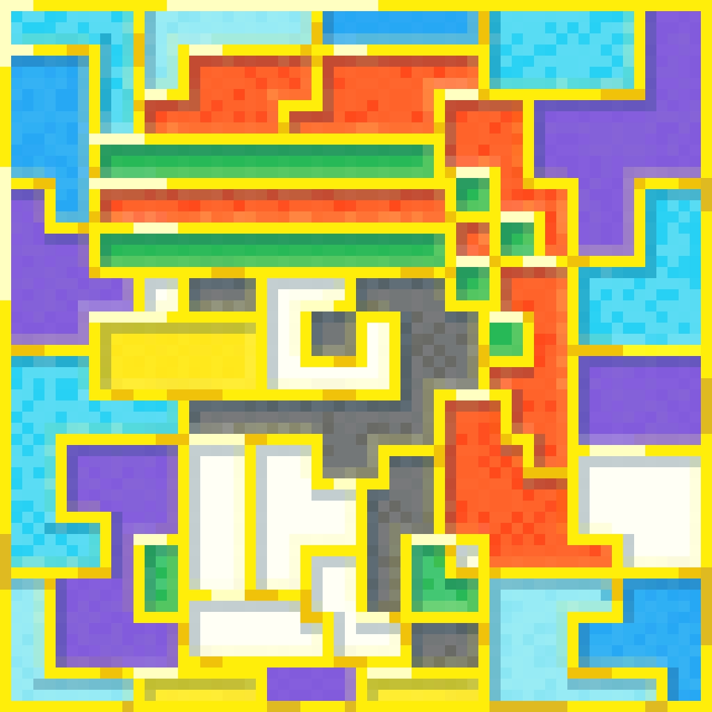 ステンドグラスなペンギン🐧ｶﾗﾌﾙ✨✨ #ドット絵 #pixelart