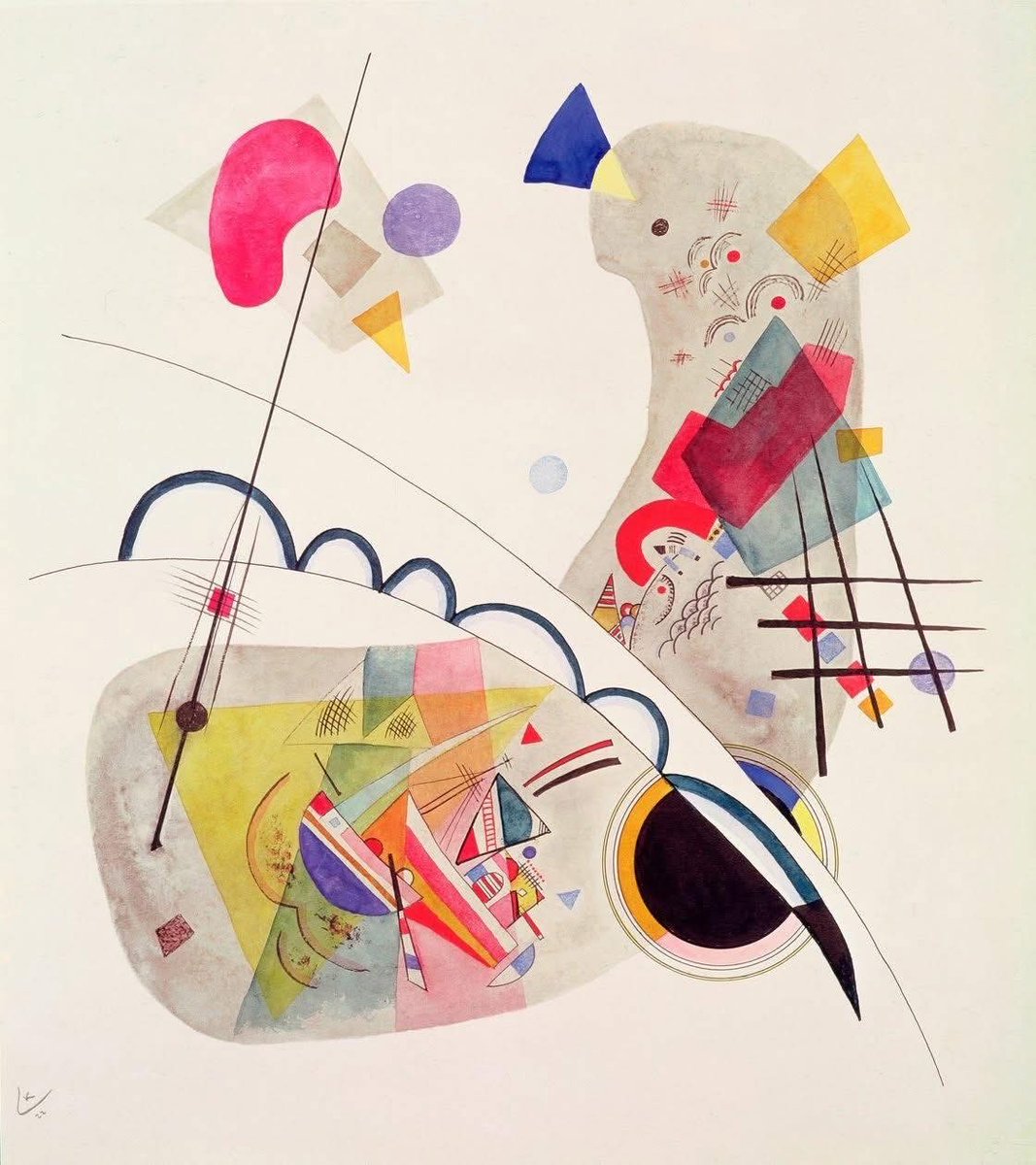 AniSWISSarts's tweet image. Wassily #Kandinsky - Grave Form, 1930
