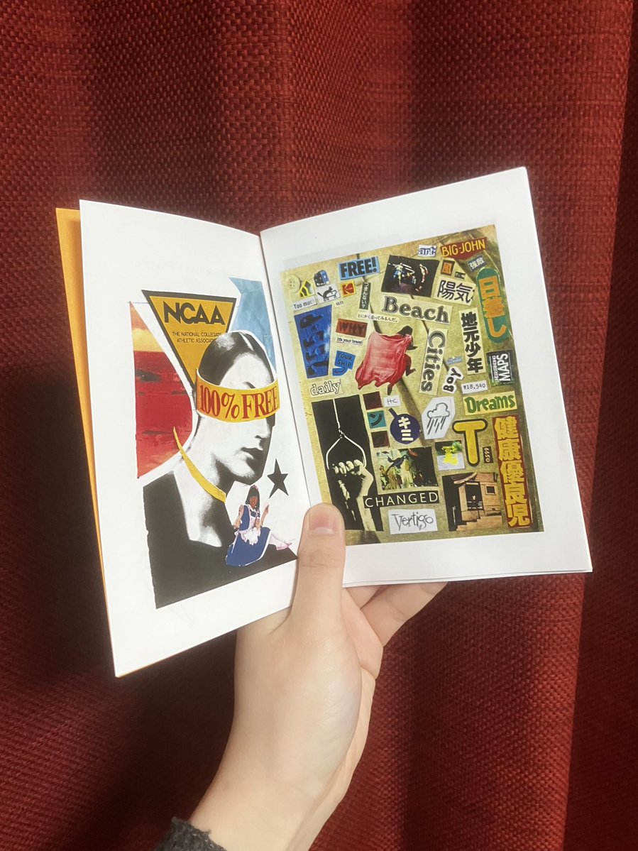 明日に向けてZINE作りました！ 喫茶店でライブつーことでお互い