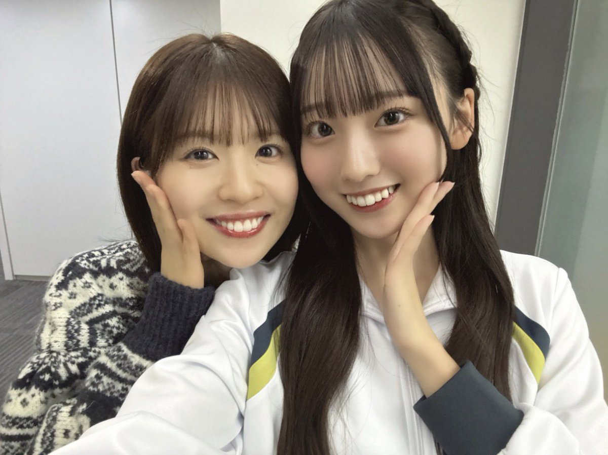 みーちゃんありがとうね🙂‍↕️ ツーショット嬉しい☺️ 日向坂での