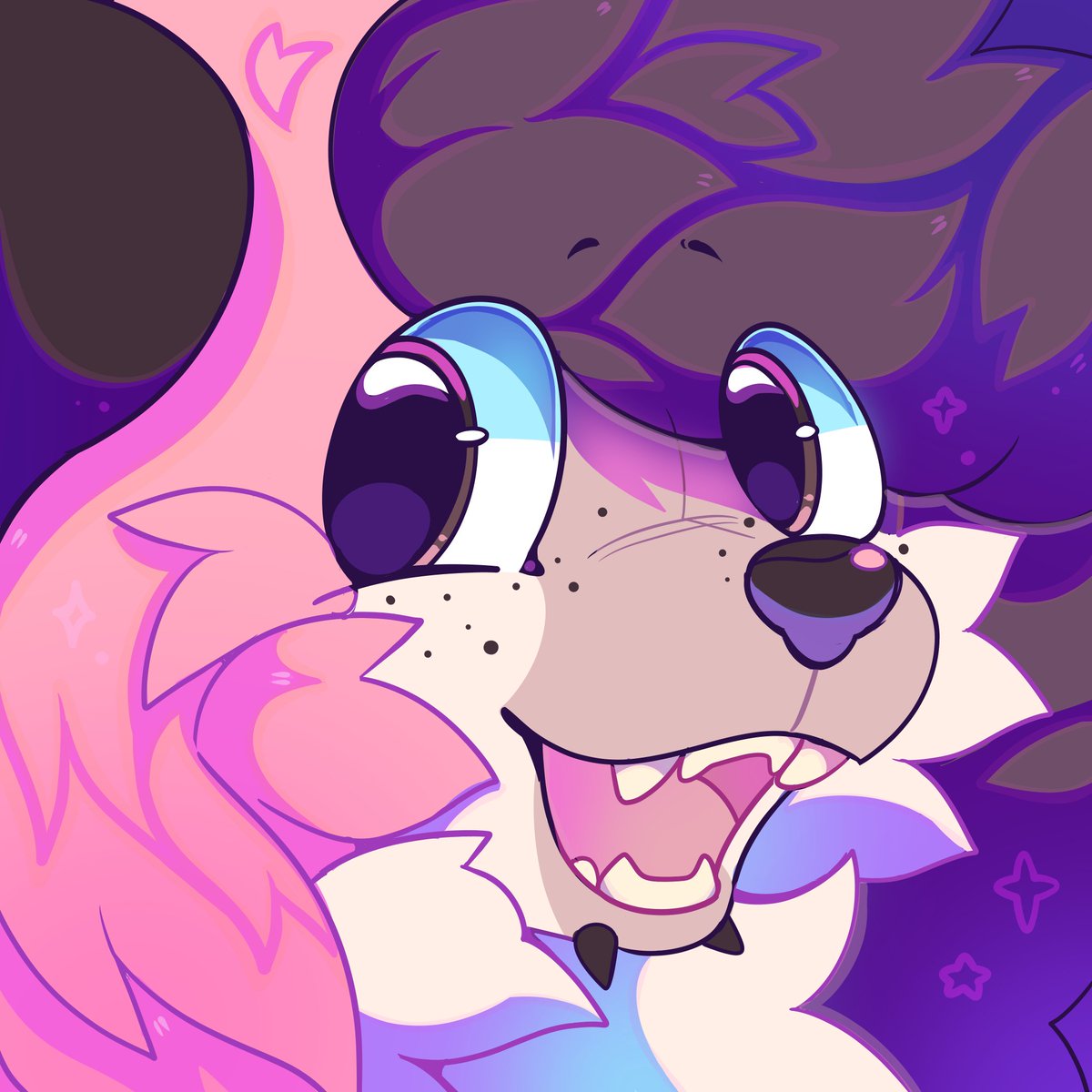 pvppysoda's tweet photo. old oc icon 🐶🐾🌈 #sparkledog https://t.co/y8f0PdSWIK