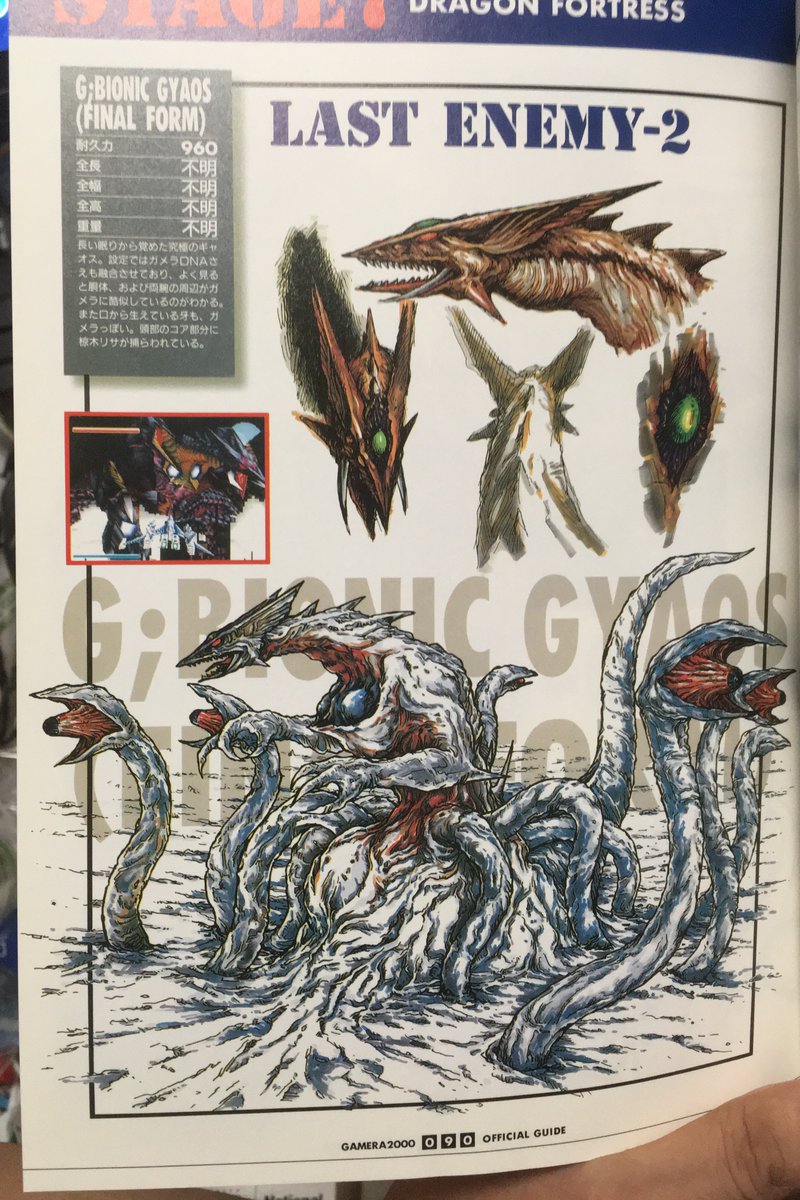 ゲームの『ガメラ2000』はギャオス祭りとも言える内容だw カッコイイの