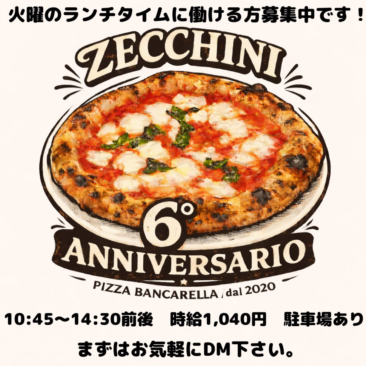 ZECCHINI PIZZA bancarella tweet media
