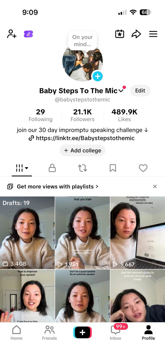 monasuj's tweet photo. In the past 3 weeks I've

- gained 70.5k followers on Insta and 21k on TikTok
- made a paid discord channel and made my first $1000 
- build a impromptu topic generator site that went viral and got 85k visitors

but I feel weirdly numb to it… https://t.co/GZ3by005k8