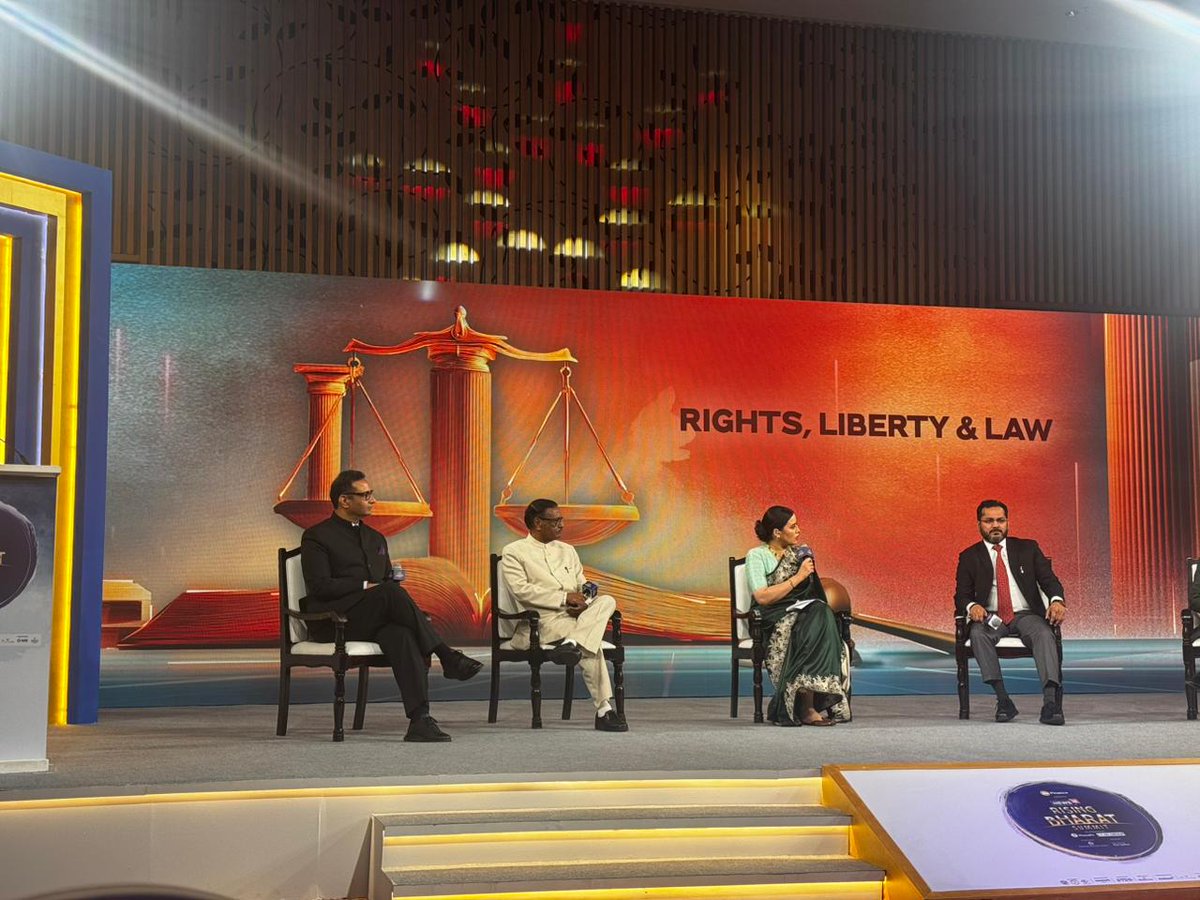 SumitChander3's tweet photo. Invited as a guest speaker at India Rising by CNN News18, where I spoke on Rights, Liberty and the Rule of Law in India.  

A powerful conversation on fundamental rights, constitutional values, access to justice and strengthening democracy.

#IndiaRising #CNNNews18 #RuleOfLaw #ConstitutionOfIndia #FundamentalRights #LegalAwareness #AccessToJustice #Democracy #IndianLaw #SupremeCourt #DelhiHighCourt #advocate
