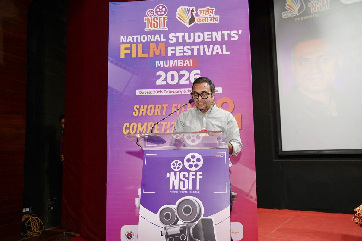 nsffmumbai's tweet photo. एवं सुश्री सौम्या चऊरे की गरिमामयी उपस्थिति में दीप प्रज्वलन के साथ संपन्न हुआ।

इस भव्य एवं प्रेरणादायी शुभारंभ ने पूरे कार्यक्रम को ऊर्जा, उत्साह और सांस्कृतिक गरिमा से आलोकित कर दिया।
#NSFF2026 https://t.co/cPwcCP48ba