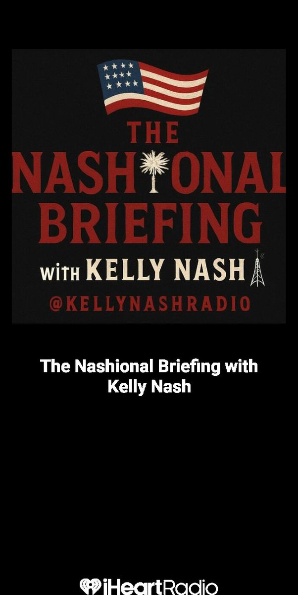 The Nashional Briefing weekend podcast is up now. It was recorded Friday midday but my Iran analysis in segment 1 turned out to be accurate iheart.com/podcast/1248-t…