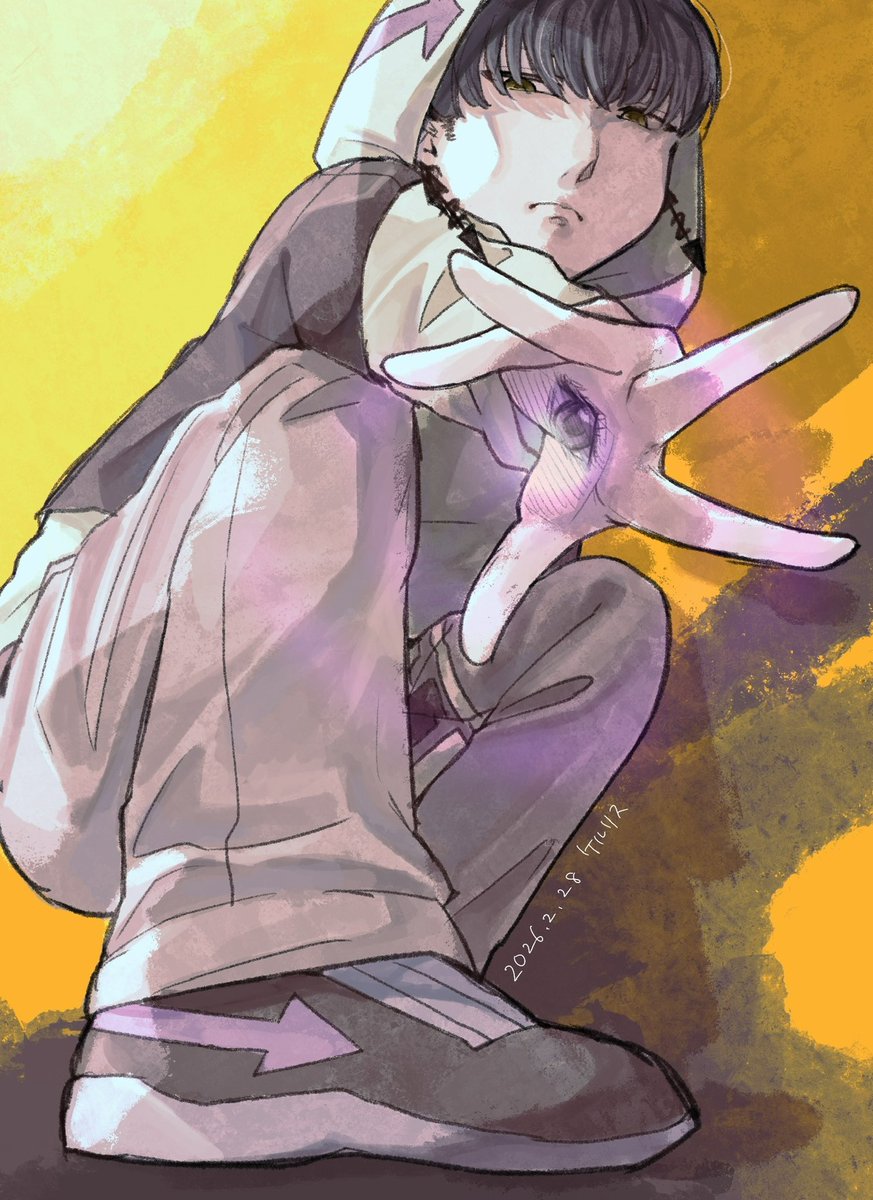 #ぶらっくじぇむず 
#今日の参考ポーズ 
ケルリス
(不備あったので再投稿すみません💦💦)