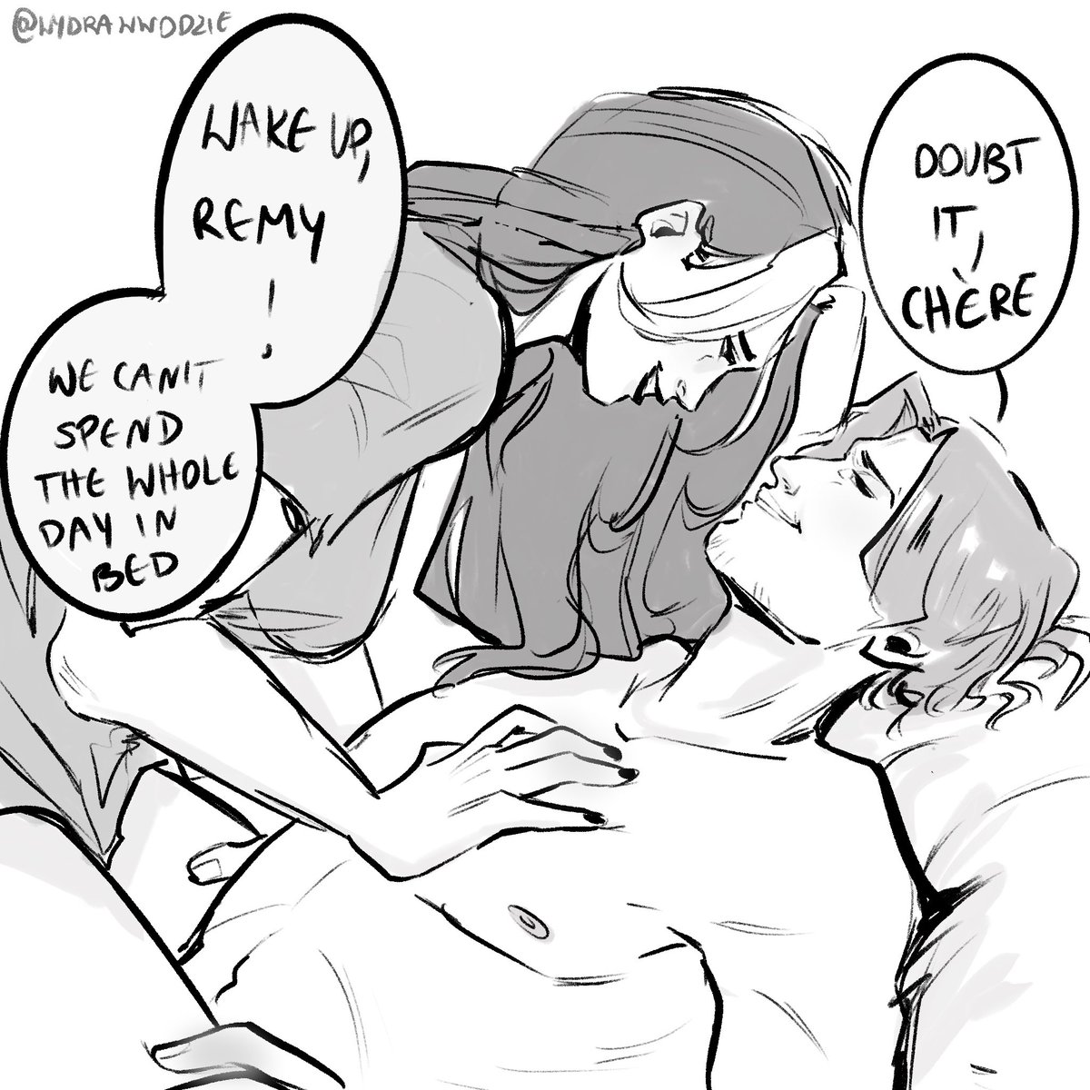 Silly Romy doodle I had in mind 🩷
I love them being domestic!!!

#gambit #Rogue #rogueandgambit #xmen #MarvelRivals #Marvel #ArtistOnTwitter