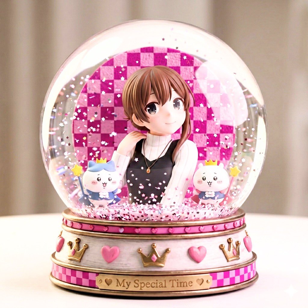 スノードーム作ってみた❣️