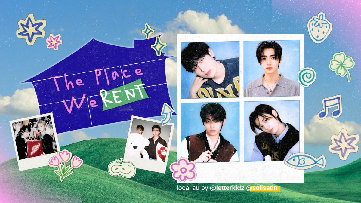 soilsatin's tweet photo. the place we rent, 
sunsun and taeshan series au 
—
collab by soilsatin &amp; letterkidz 
tags: siblings taeshoon! college-romance. https://t.co/6FNVjSJjvj