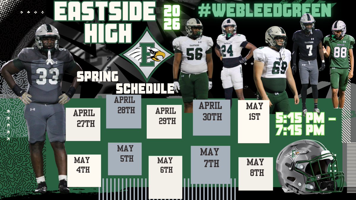 Eastside Eagles Football tweet media