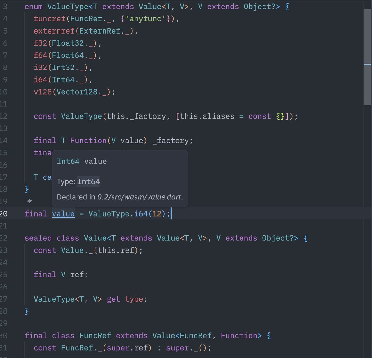 shiweidu's tweet photo. Here's an elegant, type-safe enumeration approach using Enum, sealed, and generics. It lets your actual class simply represent the type 👇

#DartDev https://t.co/azRkLJPvx9