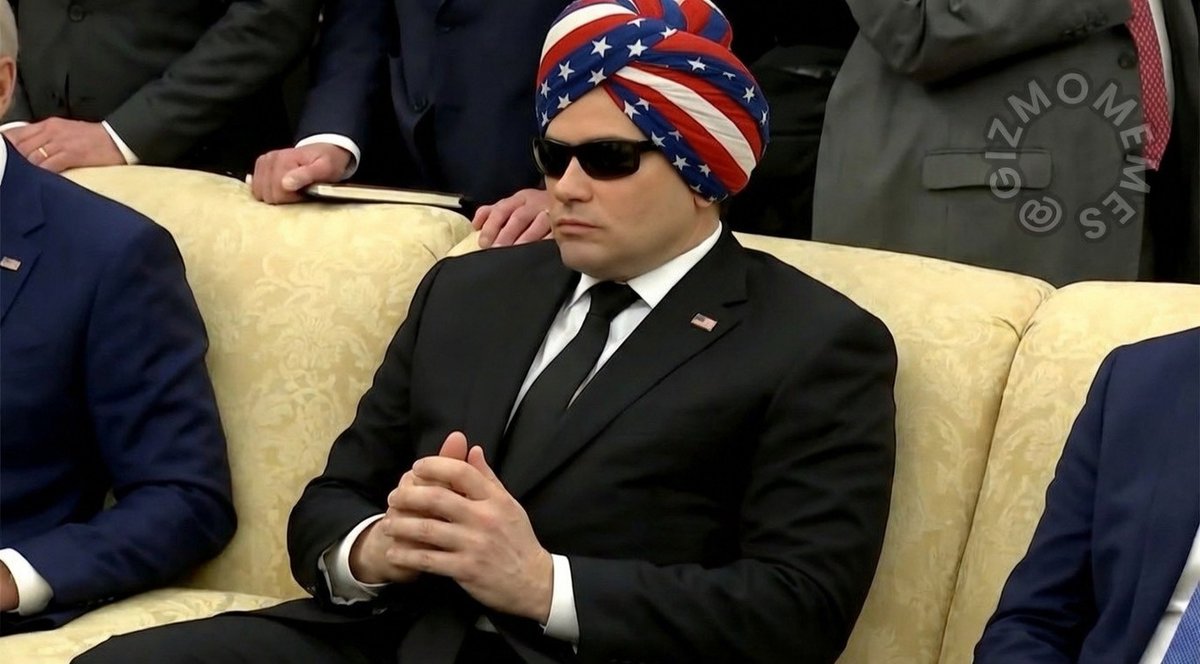 Marco Rubio is being tasked for Iran now.