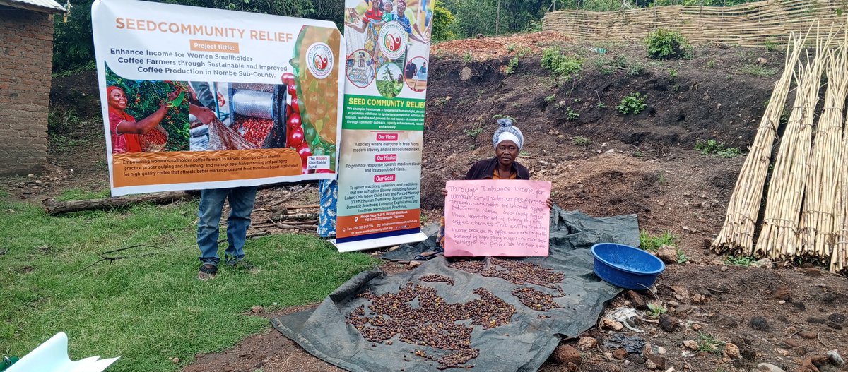 ReliefSeed's tweet photo. In Ntoroko, women farmers are harvesting coffee that      competes on the market — not just surviving harvest season. SCORE's      training + tools changed the game. ☕     #improvedlivelihood #empoweredwomen #Skills4women https://t.co/hEC4UlXj7F