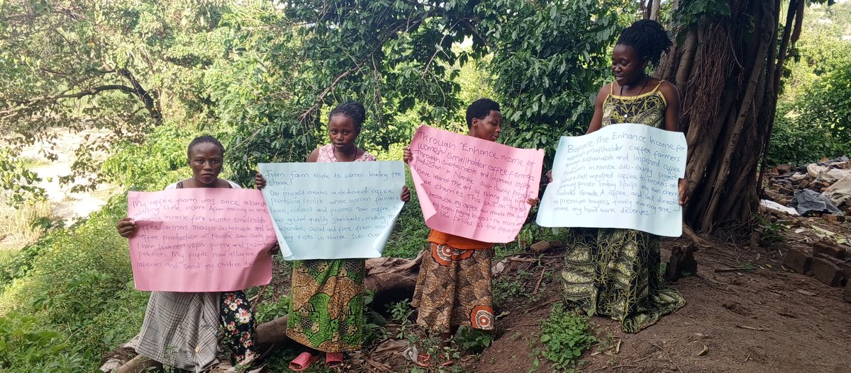 ReliefSeed's tweet photo. In Ntoroko, women farmers are harvesting coffee that      competes on the market — not just surviving harvest season. SCORE's      training + tools changed the game. ☕     #improvedlivelihood #empoweredwomen #Skills4women https://t.co/hEC4UlXj7F