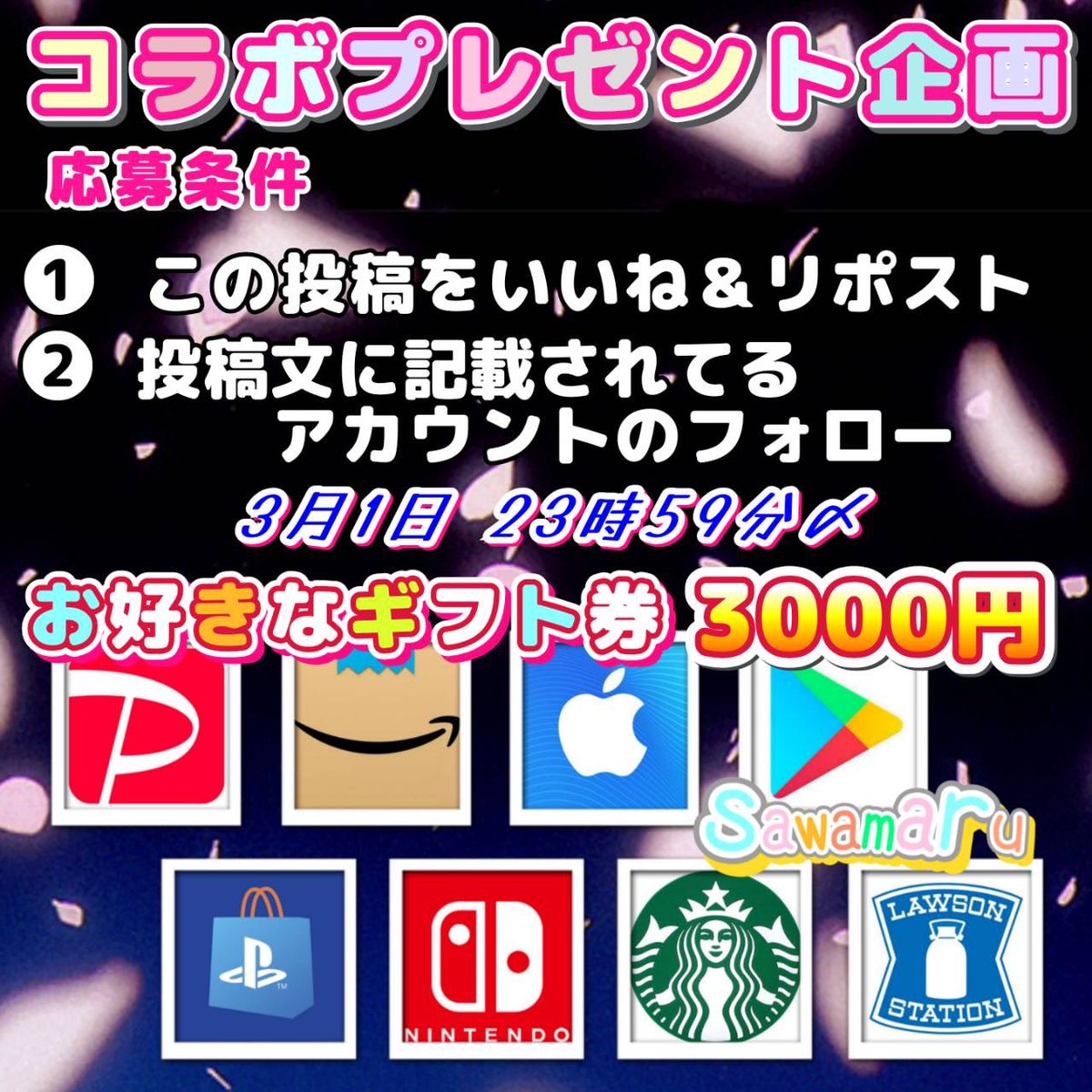 プレゼント企画について