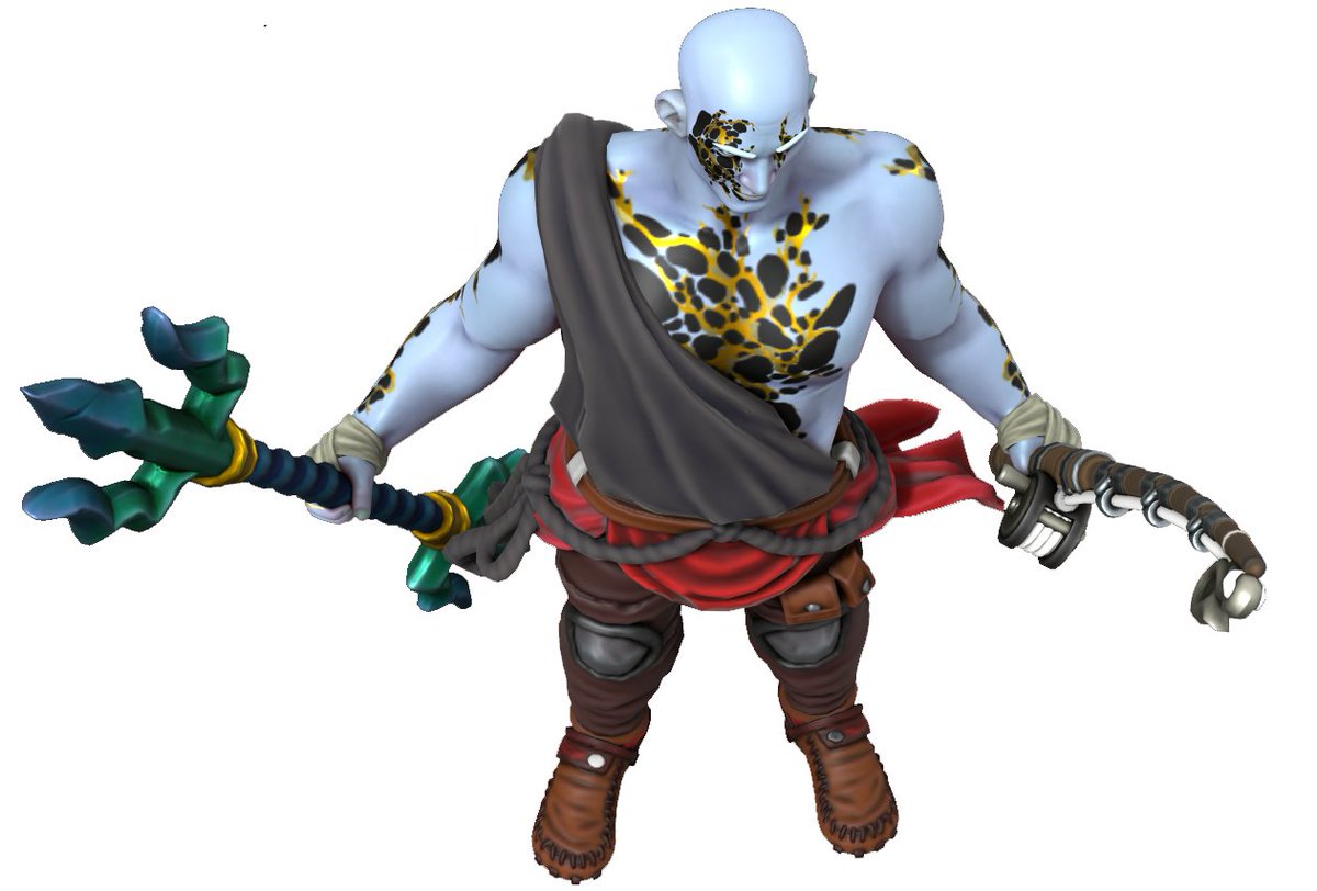 Ninjapoco's tweet photo. @ocassss Só tenho ele no hero forge, mas aqui o lorototh ele é um goliath pirata que está aos poucos virando ouro por conta de uma maldição https://t.co/TTxUpPXYqj