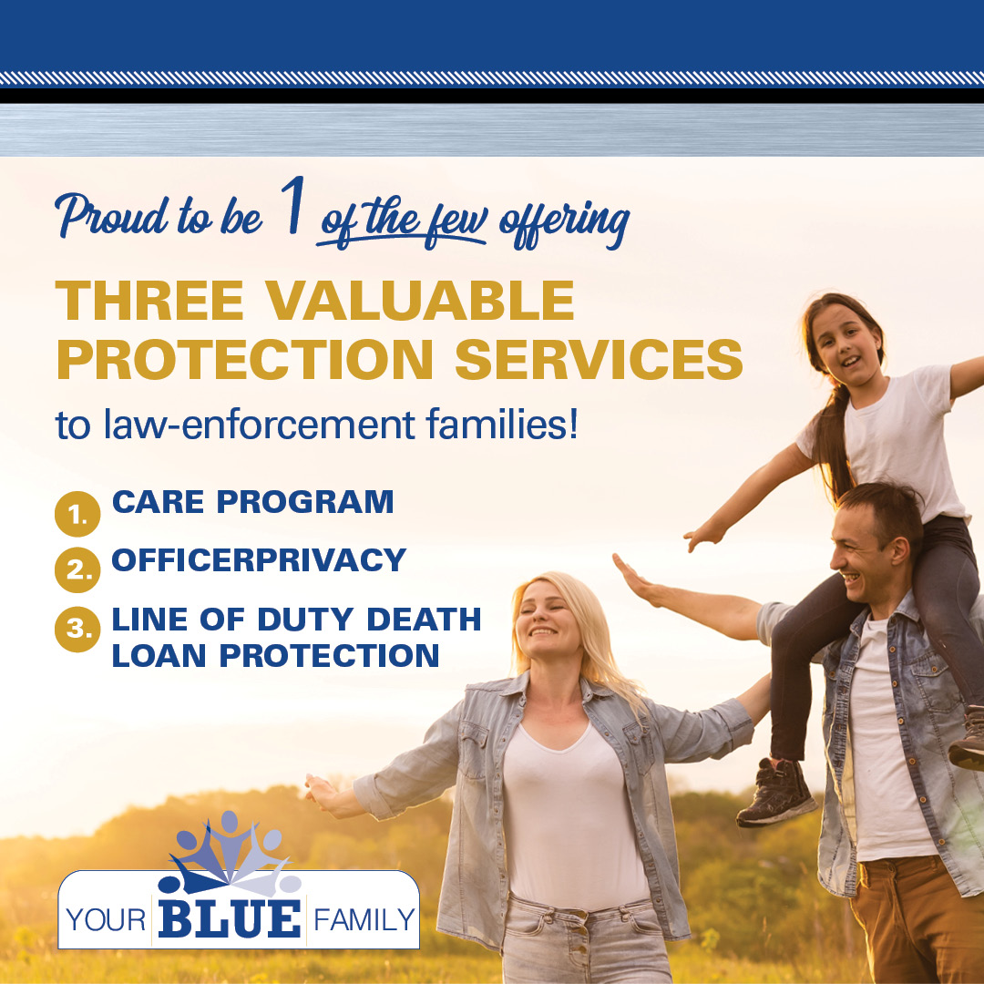 🛡️ Protection you can count on. Police Federal Credit Union of Omaha offers selected protection services designed with your unique needs in mind to help safeguard your finances &amp; your future. 💙

👉 Explore options: ow.ly/EslP50Y5Mu2

#PoliceFCUOmaha #ProtectionServices