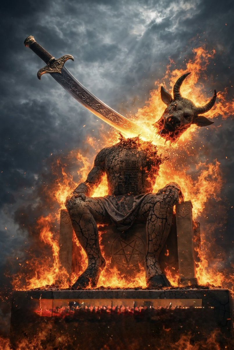 ArmedForcesIR09's tweet photo. With the blessings of Ramadan , the devil will be set afire 🔥 https://t.co/rvUbQsznOp