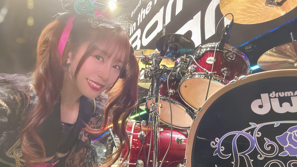 バンドリ10周年ライブ Roselia 宇田川あこ役で出演しました😈🌹 自分