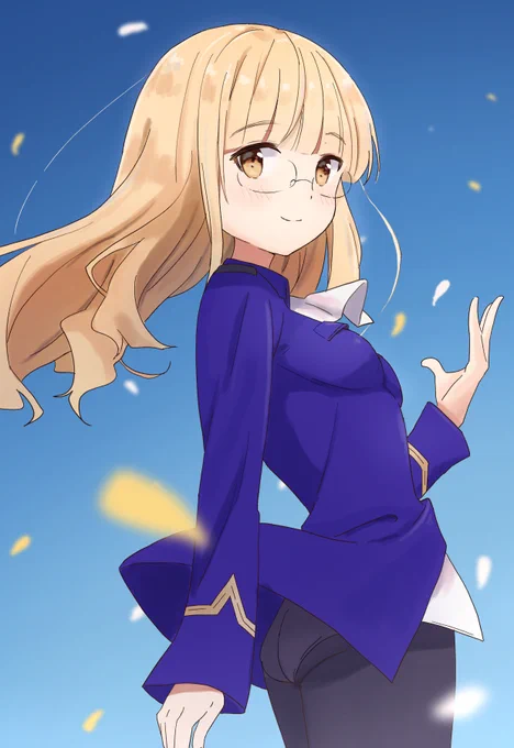 ペリーヌさんを描きました。お誕生日おめでとう!