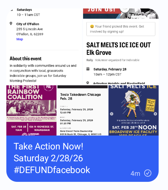 abolitionistjoh's tweet photo. Take Action Now!
Saturday 2/28/26
#DEFUNDfacebook https://t.co/LyR7i4uwMI